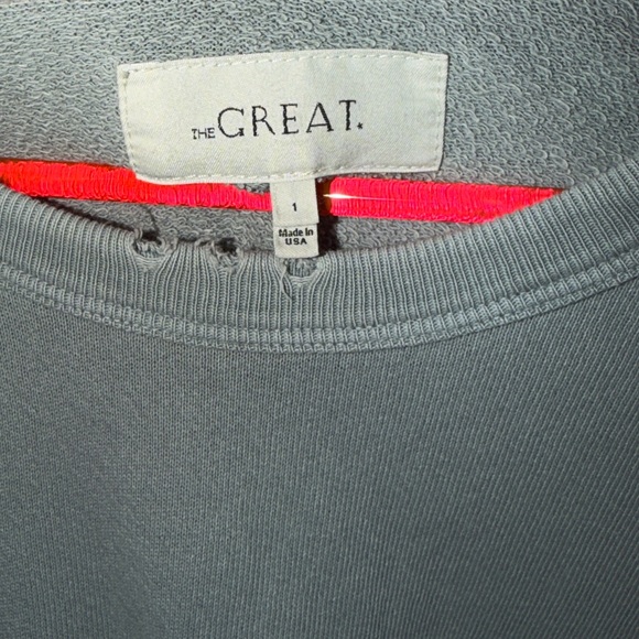 The Great vintage blue Raglan Sweatshirt – Size 1 (Made in USA) - Picture 2 of 7